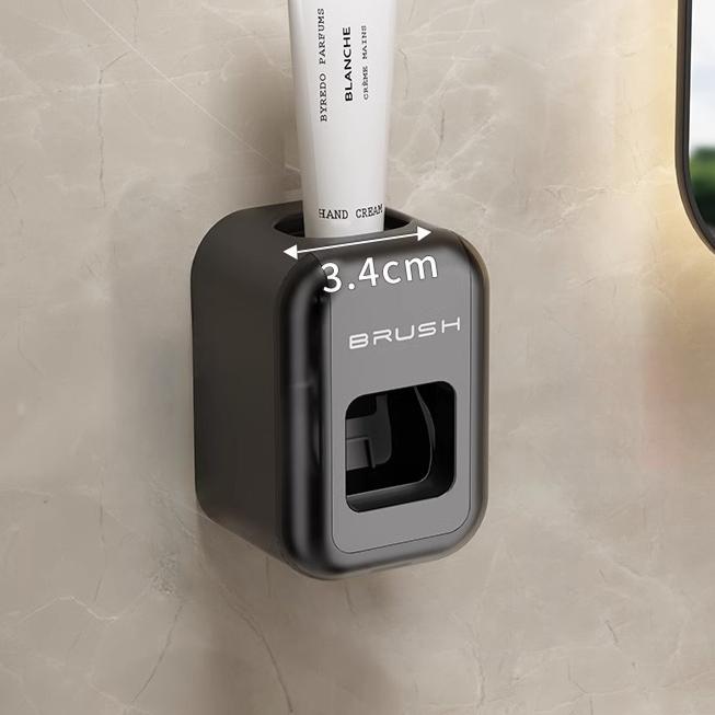 

Выдавливатели зубной пасты Gun Gray, настенный держатель, инструмент без перфоратора, аксессуары для ванной комнаты, красивый и удобный дизайн для хранения чёрный