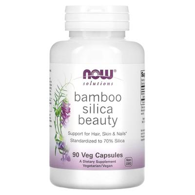 Solutions, Bamboo Silica Beauty, 90 Vegetable Capsules