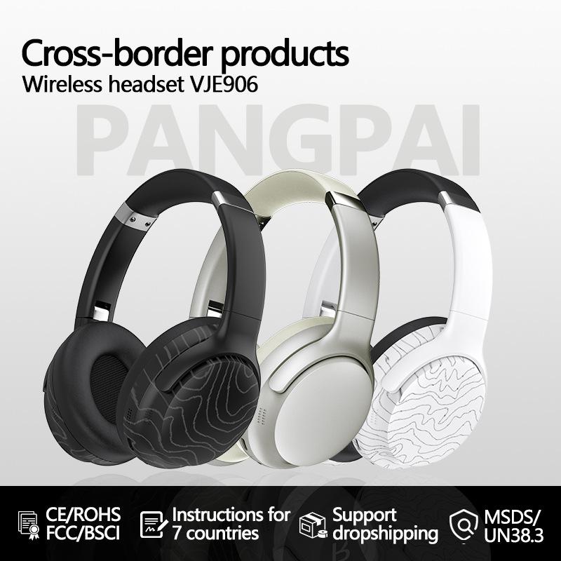 Bluetooth 5.3 Over-Ear Headphones with Three Sound Effects and Music Card Slot
