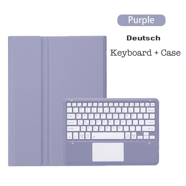 Portable Tablet Sleeve for Samsung Galaxy Tab S8 Ultra 14.6" Detachable Bluetooth Touch Magnetic Keyboard Cover With Pen Stand
