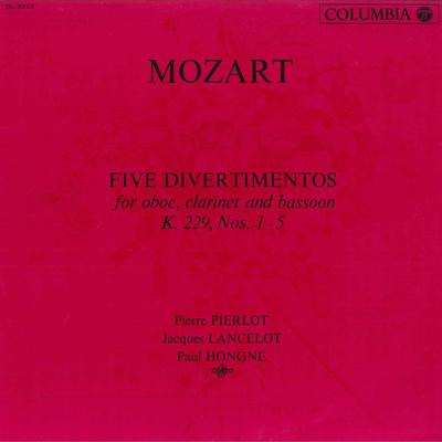 LP Record PIERRE PIERLOT JACQUES LANCELOT P Mozart Five Divertimentos For Oboe OL3322 ERATO 1963 Japan Classical Used