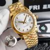 Orologio Automatico da Uomo Meccanico Sportivo Acciaio Inossidabile 904L Cinturino Lancette e Quadrante Luminescenti Dettagli Dorati 41mm