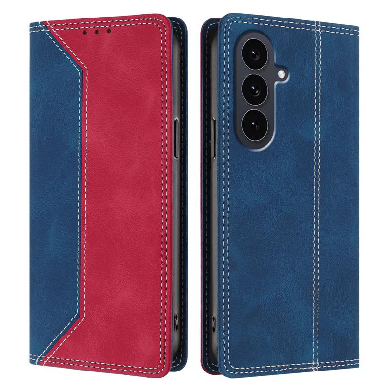 Fashion Magnetic Flip PU Leather Phone Case For Samsung Galaxy S26 Plus S25 Edge S24 FE S23 S22 S21 S20 Ultra S10 Wallet Card Holder Pocket Back Cover