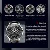 OLEVS Belt Perpetual Calendar Multi-function Moon Phase Mechanical Watch with Night Light for Men's Watch, Men's Timepiece