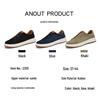 Men's Retro Genuine Leather Suede Slip-On Casual Shoes with Soft Sole - Trendy Black