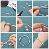 170Pcs/Set Lobster Clasp Jump Rings Connector Clasp Crimp End Beads For Bracelet Necklace Chains DIY Jewelry Making Accessories Set