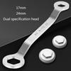 Double Head Wrench Universal Multifunctional Hex Wrenches Self-tightening Spanner Hand Tools Adjustable Wrench Hand Tool