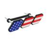 ABS Car Three-color National flag Grille Emblem Mesh Slotted Grill Auto Badge Accessories