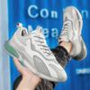 2025 Spring New Leather Men's Shoes Fashion and Comfortable Casual Sports Shoes Anti Slip and Wear Resistant Running Shoes