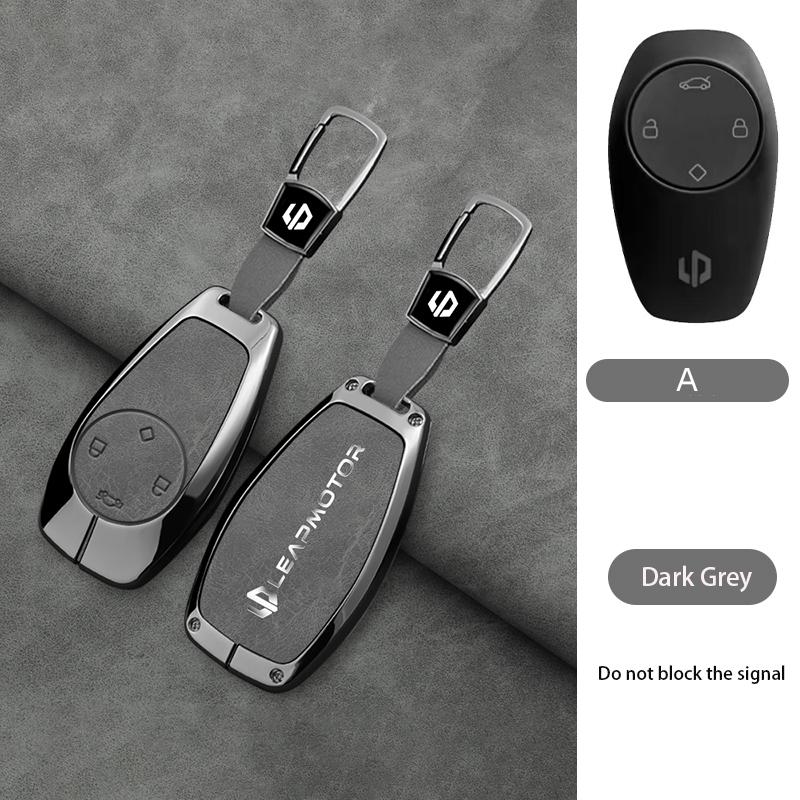 Zinc Alloy Car Key Case Cover for Leapmotor t03 s01 c11 for 2023 Leapmotor C01 T03 S01 C11 Leap Motor Holder Key Fob Keychain