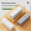 Smart Rectangular USB Travel Power Strip with Multifunctional Socket for Home and Dorm Use