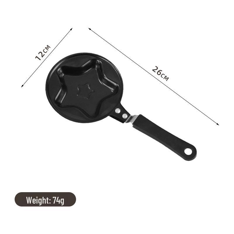 Kreativní mini nepřilnavá pánev ve tvaru srdce na roztomilá kreslená smažená vejce