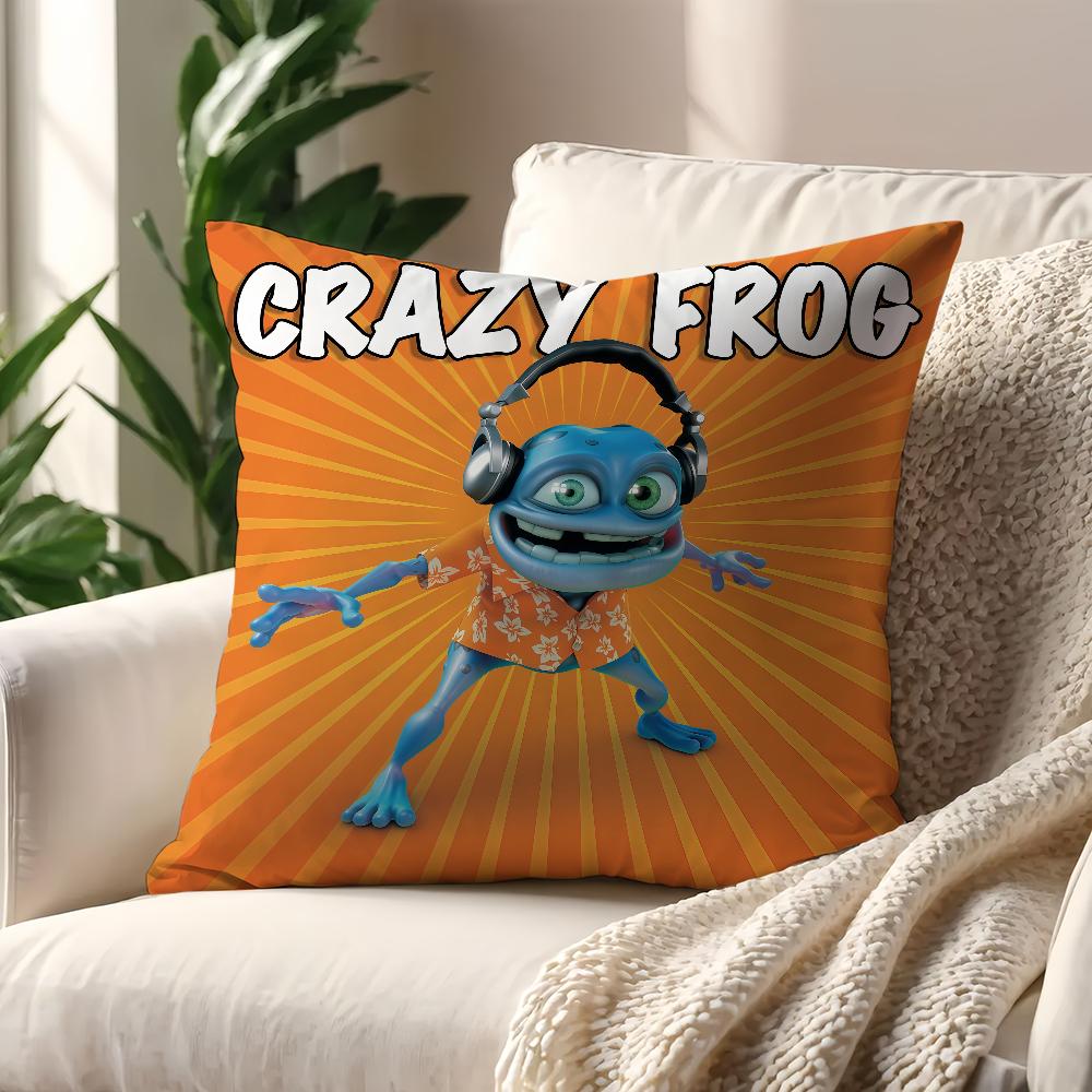 

C-Crazy Frog DJ Ding D-Ding наволочка Для Подушки Друк Декор Дивана Будинок Авто Кімната Кав ярня Офіс Скандинавська Простота 60cmx60cm