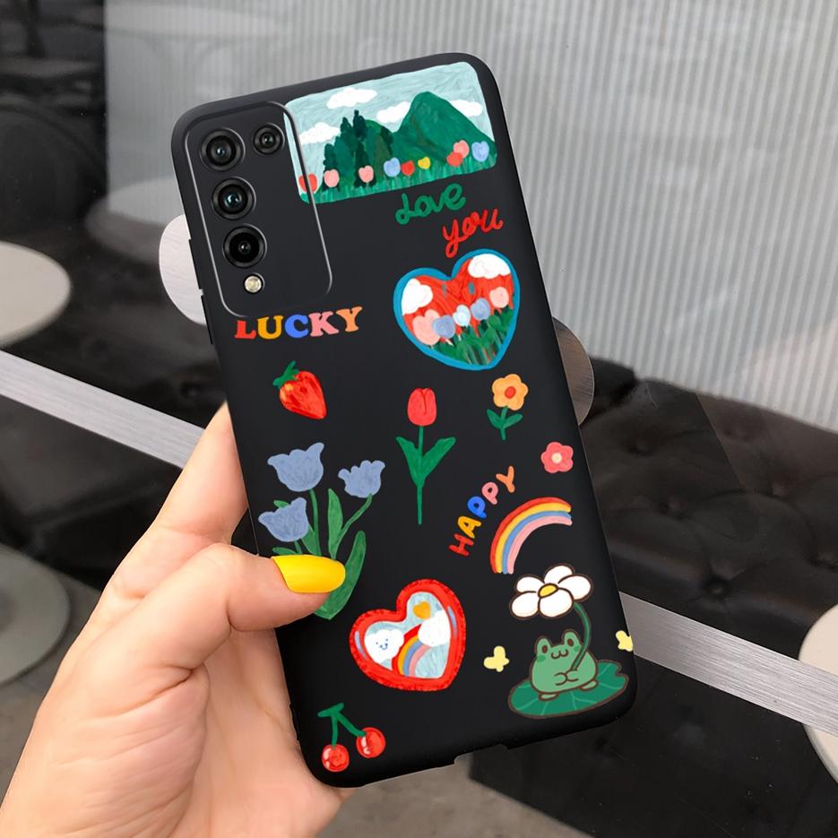 Luxury Art Painted Cover For Huawei Honor 10X Lite Case DNN-LX9 Soft TPU Phone Case For Honor 10X Lite 10 X Lite Back Cover Capa