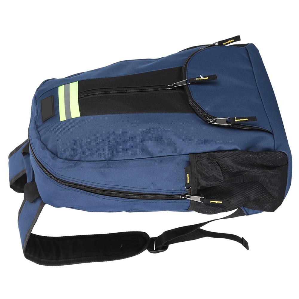 YILEQI? Double Shoulder Tool Bag Oxford Cloth Shoulder Toolkit Repair Tools Storage Backpack