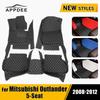 APPDEE Car Floor Mats for Mitsubishi Outlander (FIVE SEAT) 2008 2009 2010 2011 2012  Auto Foot Pads Automobile
