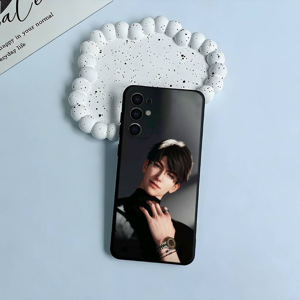 C-C-aleb-love-deep- s--space Soft Silicone Case for Samsung S25, S24, S21, S22, S23, S30, Ultra, S20, Plus, FE, Lite-Black