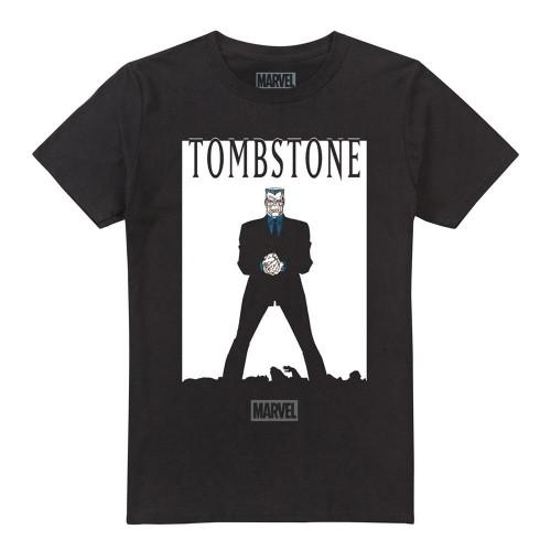 Marvel Unisex Adult Retro Tombstone Cover T-Shirt