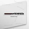 1Pcs 3D Metal SYMMETRICAL AWD Logo Badge Car Rear Tail Bumper Trunk Sticker For Outback WRX BRZ Forester Impreza Legacy