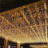 LED Curtain Icicle String Lights