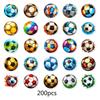 200Pcs Sport Stickers Football Stickers Soccer Decals Kids Stickers for Boy Girl Birthday Party Favor Gift Bag Fillers