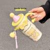 Insulated Stainless Steel Cartoon Cup with Straw - Large Capacity for Girls