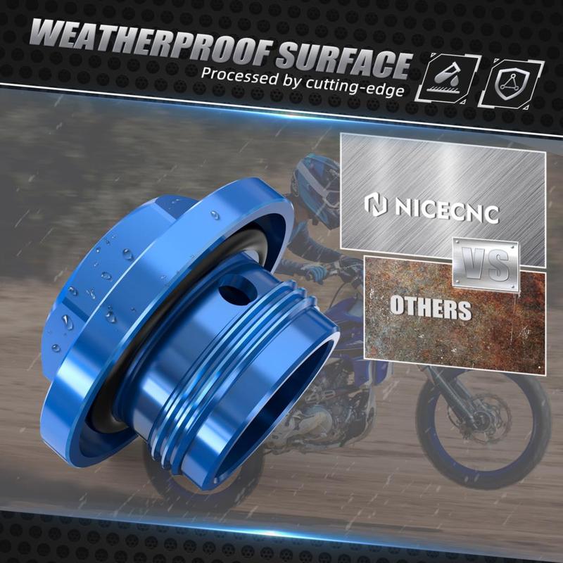 NICECNC Motorcycle ATV UTV Oil Filler Cap Plug For Yamaha YZ65 YZ85 YZ250 YZ250F YZ450F YZ250X WR250F WR450F TZ125 YFZ450