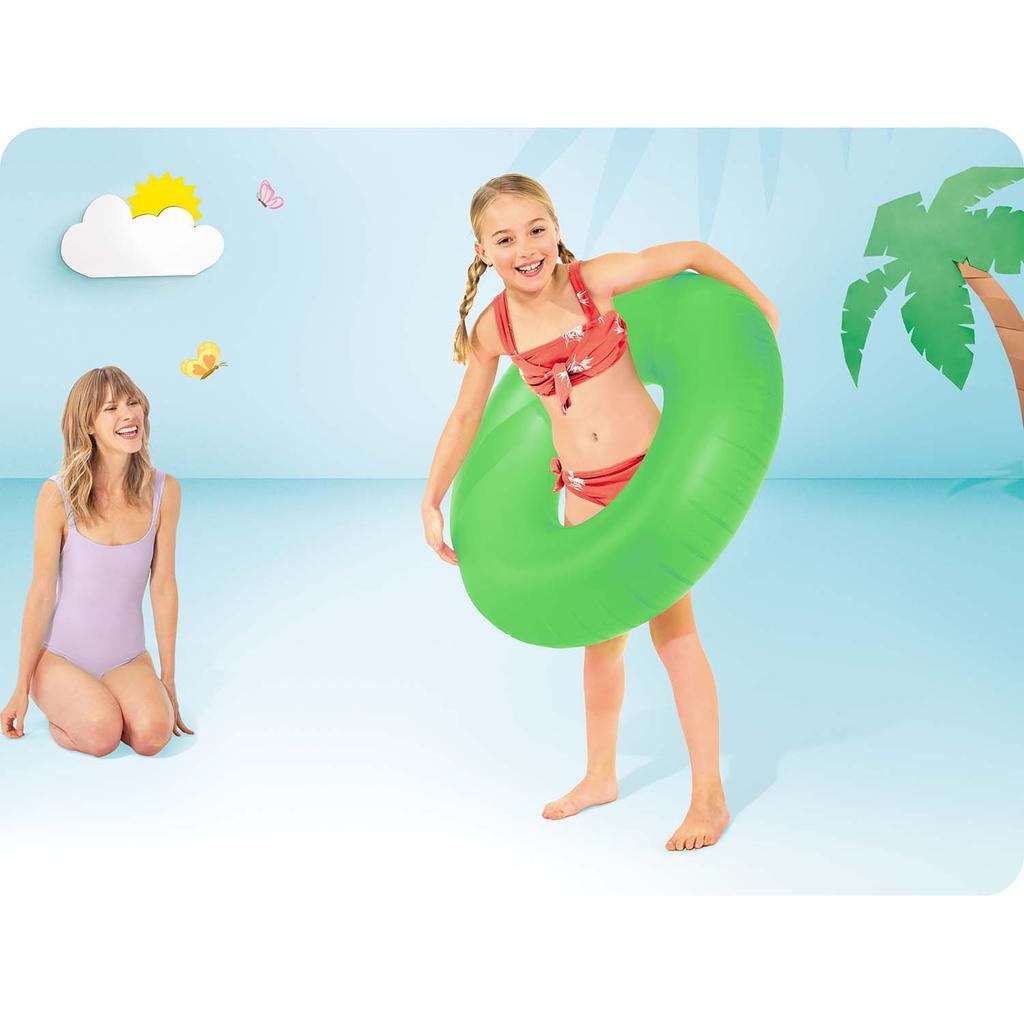 Neon Swimming Ring Diameter 91 Cm - 3 Colors Intex 59262 Pink
