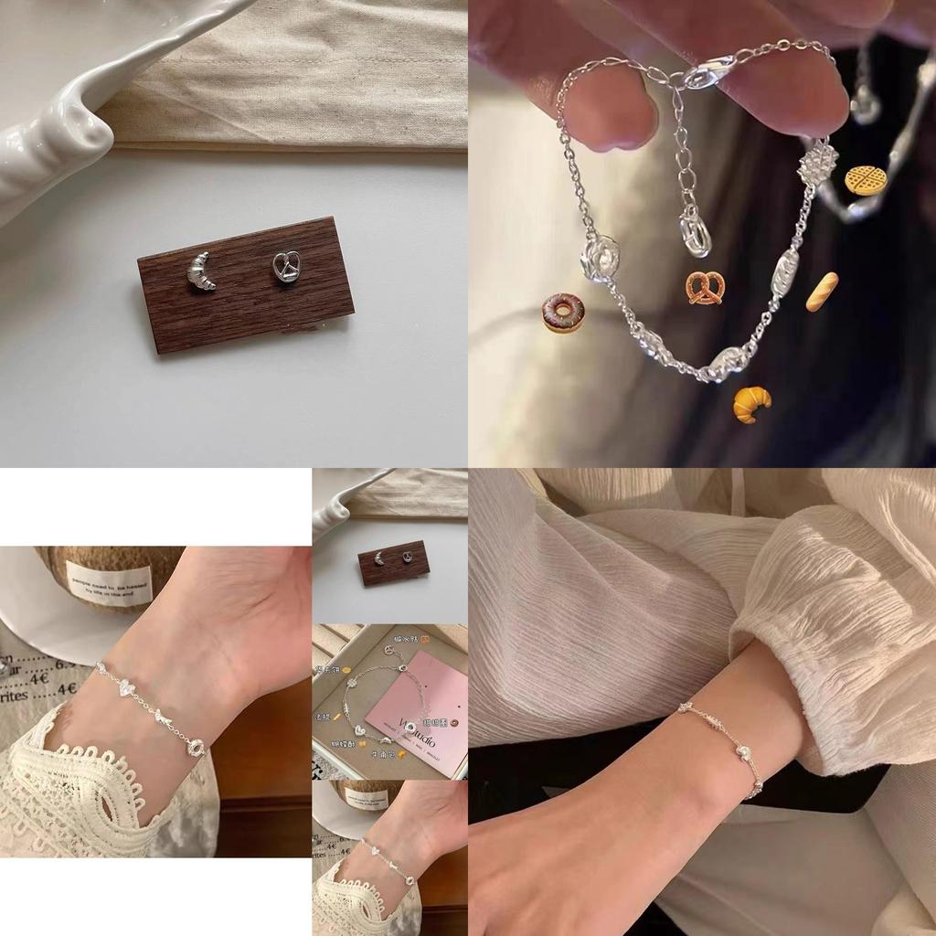 Exquisite Donut Bracelet For Women Trendy Sweet Food Element Jewelry