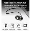 1/2/4/6pcs Wireless LED Strobe Light Car Decor Atmosphere Light 8 Color Rechargeable Led Lights Anti-Collision LED Warning Light