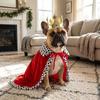 Adjustable Dog King Cloak With Crown Pet Costume Dog Shawls Pet Cosplay Cloak  Cosplay Party