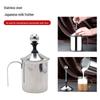 Japanese Style Stainless Steel Double Layer Handheld Milk Frother for Fancy Coffee