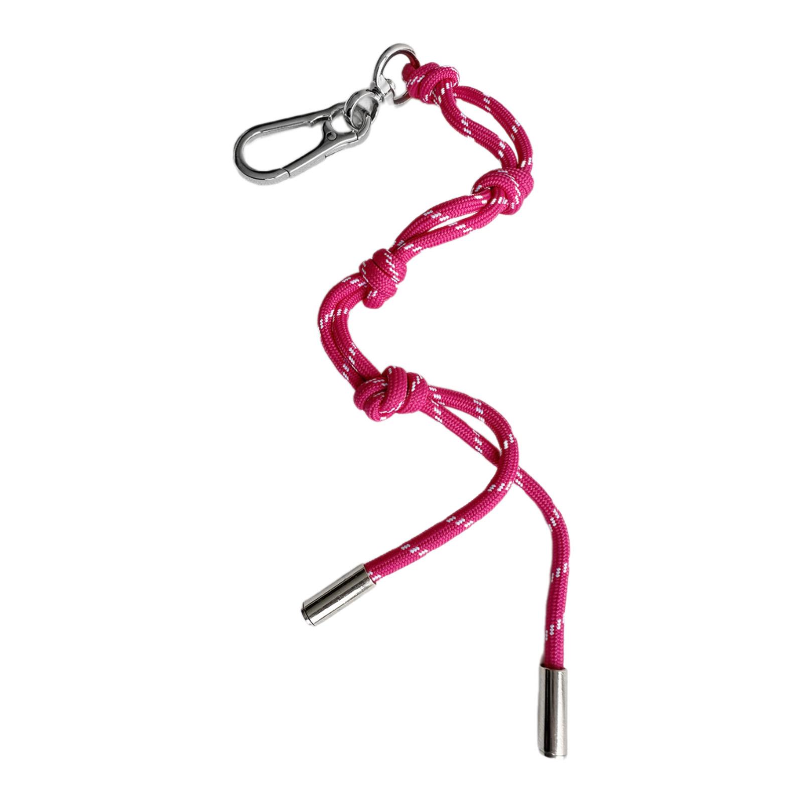 

Многофункциональный держатель для ключей, шнурок для телефона, портативный зажим для ключей, модный аксессуар для ключей, подходящий для путешественников и студентов горячий розовый