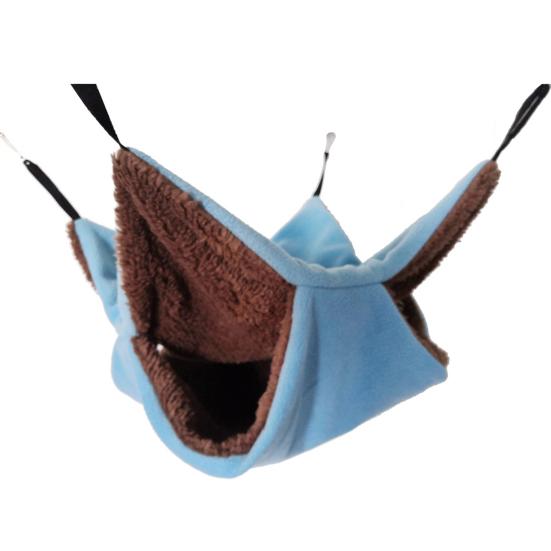 Double Layer Small Pet Hamster Cage Hammock Sleeping Bag House Swing Hanging Bed