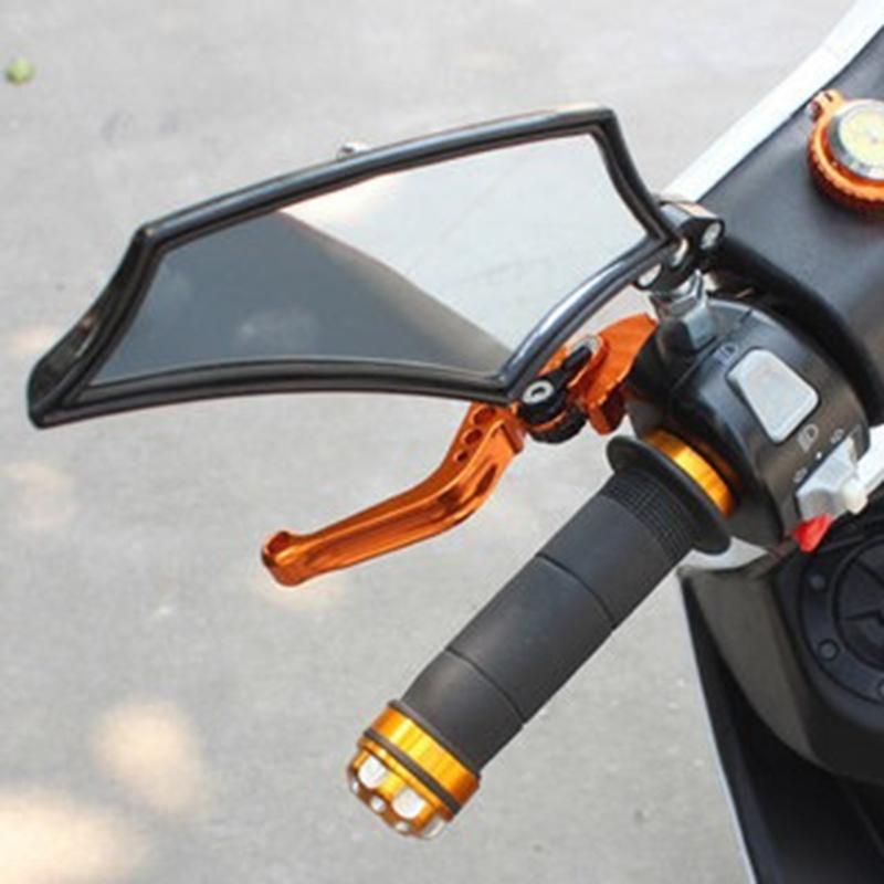 ATV Accessory Rear View Glass 8mm 10mm Thread Handlebar Mount Clamp Auxiliary Glass for ATV Motorcycle Scooter