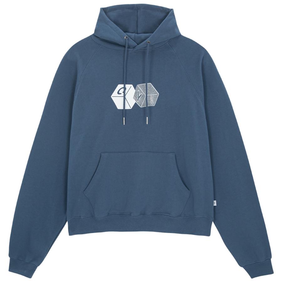Худи Oy с логотипом-кубом из страз - Полуночно-синий Midnight Blue/1Size