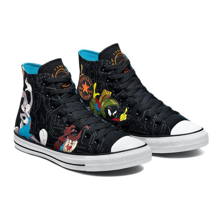 Converse Space Jam X Chuck Taylor All Star High Tune Squad  Unisex Sneakers Black Multi White 172485C