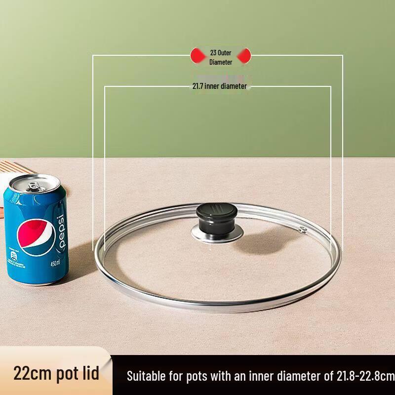 Star Standable Tempered Glass Universal Wok Lid