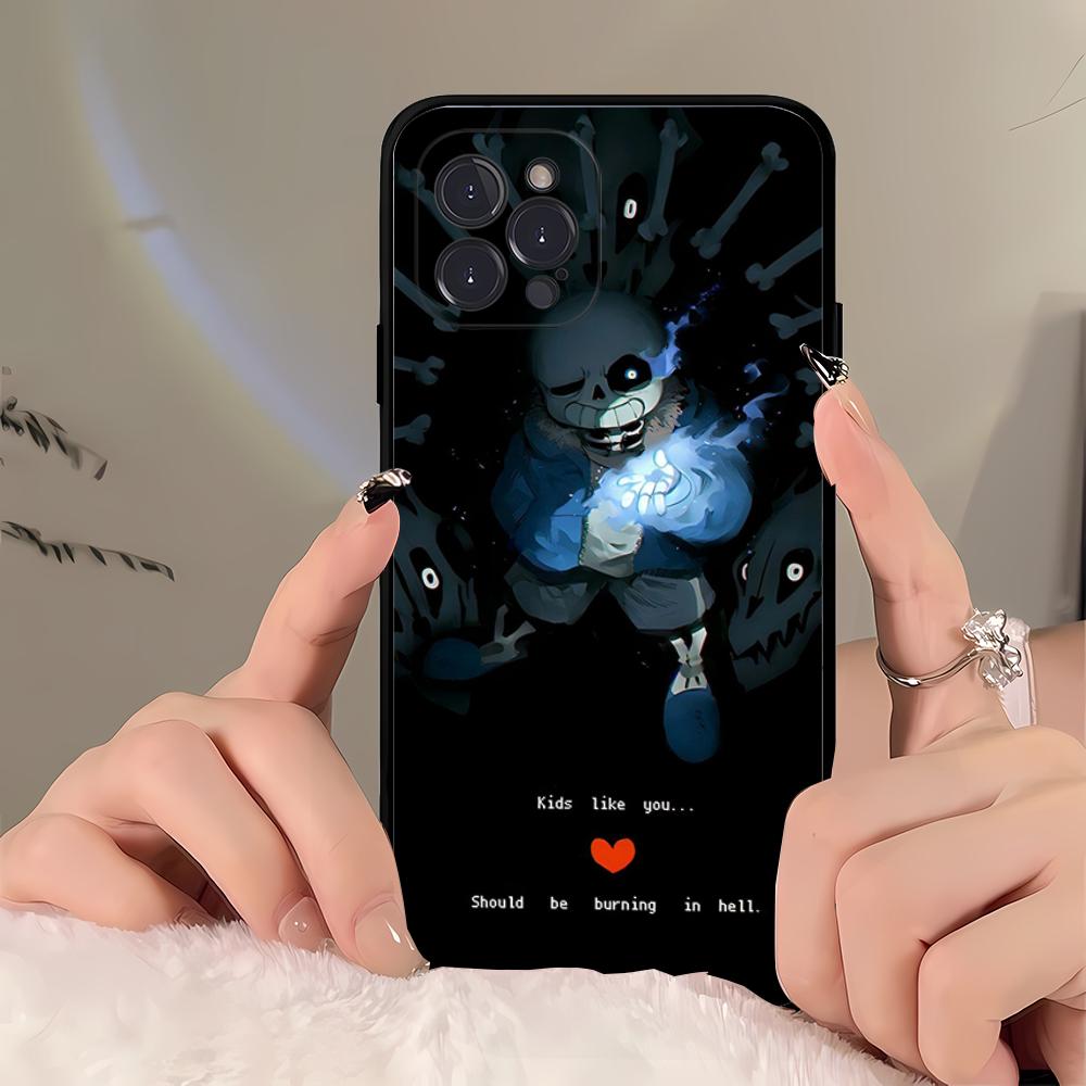 U-Undertale Phone Case For iPhone 16 15 14 11 12 13 Mini Pro XS Max Cover 6 7 8 Plus X Funda Shell