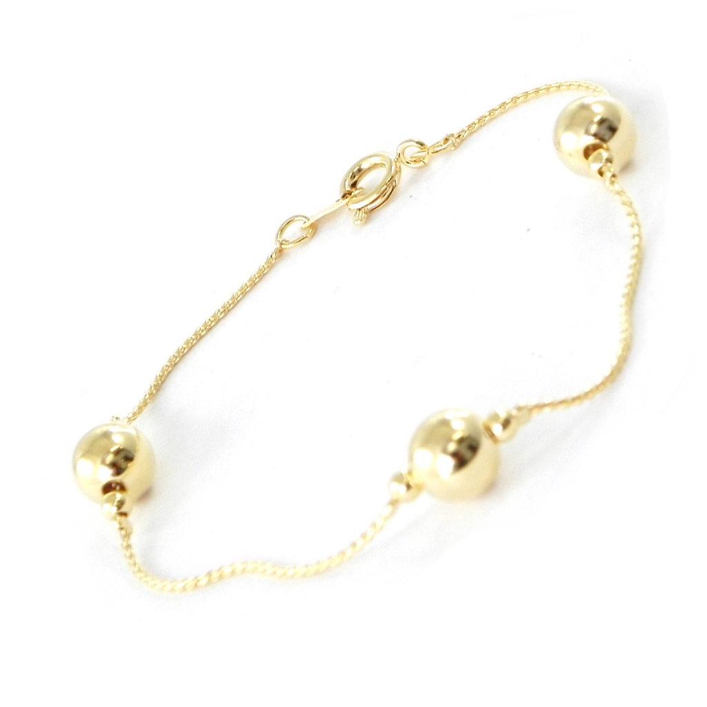 Les Trésors De Lily [F6695] - Gold Plated Bracelet 'Choreography'