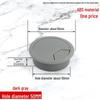 ABS Round Wire Desk Grommet Cover for Desktop Cable Management and Furniture Cabinet Hardware.