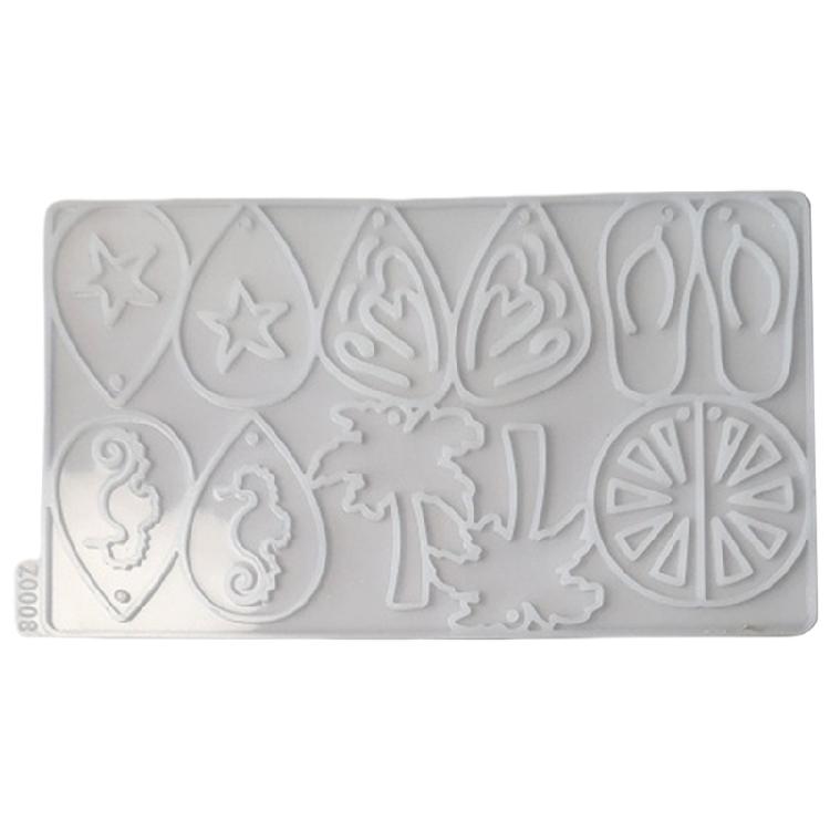 Reusable Silicone Pendant Mold Hollow Earrings Moulds Silicone Pendant Moulds Handmade Jewelry Making Accessories