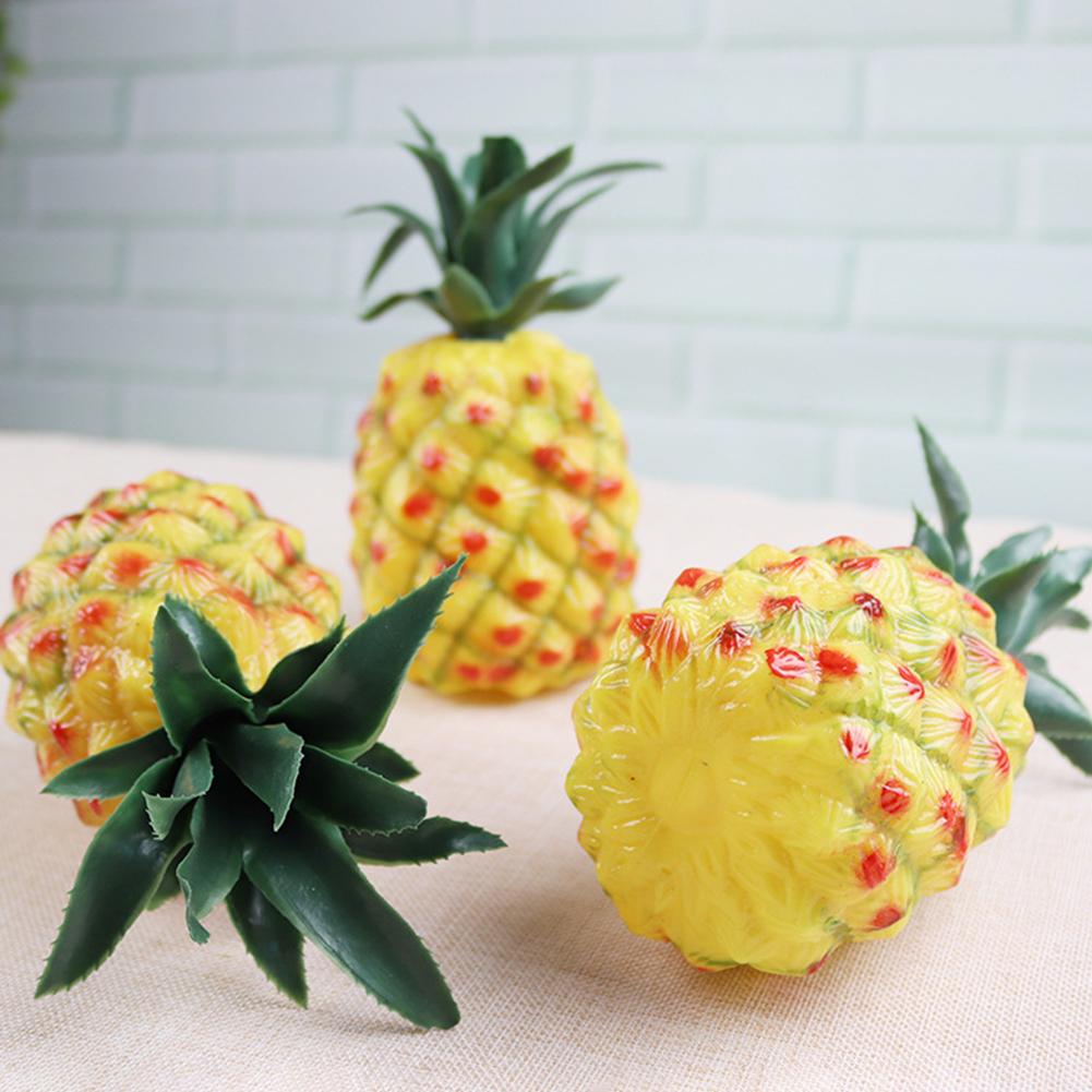Classroom Accessory Fake Pineapple Model Imitation Pineapple Decoration Interactive Teaching Tool Plastic Fruit Model