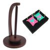 Yarn Holder Easy Installation Stable Structure Rotatable Wooden Yarn   Holder Yarn   for Crocheting Knitting
