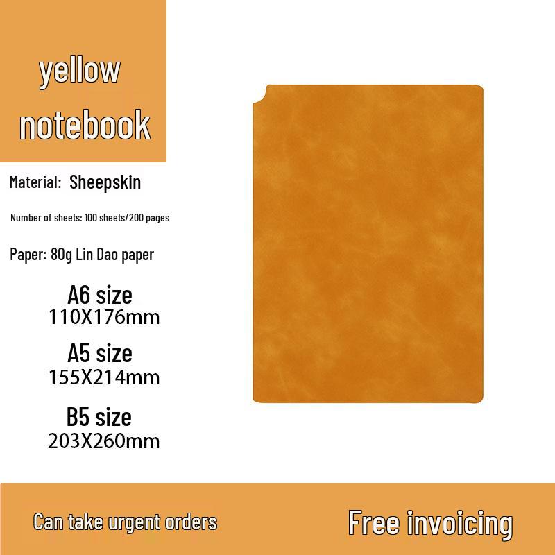 A5 Mäkký zápisník z ovčej kože s pútkom na pero a prispôsobením loga - Hrubý diár na obchodné stretnutia