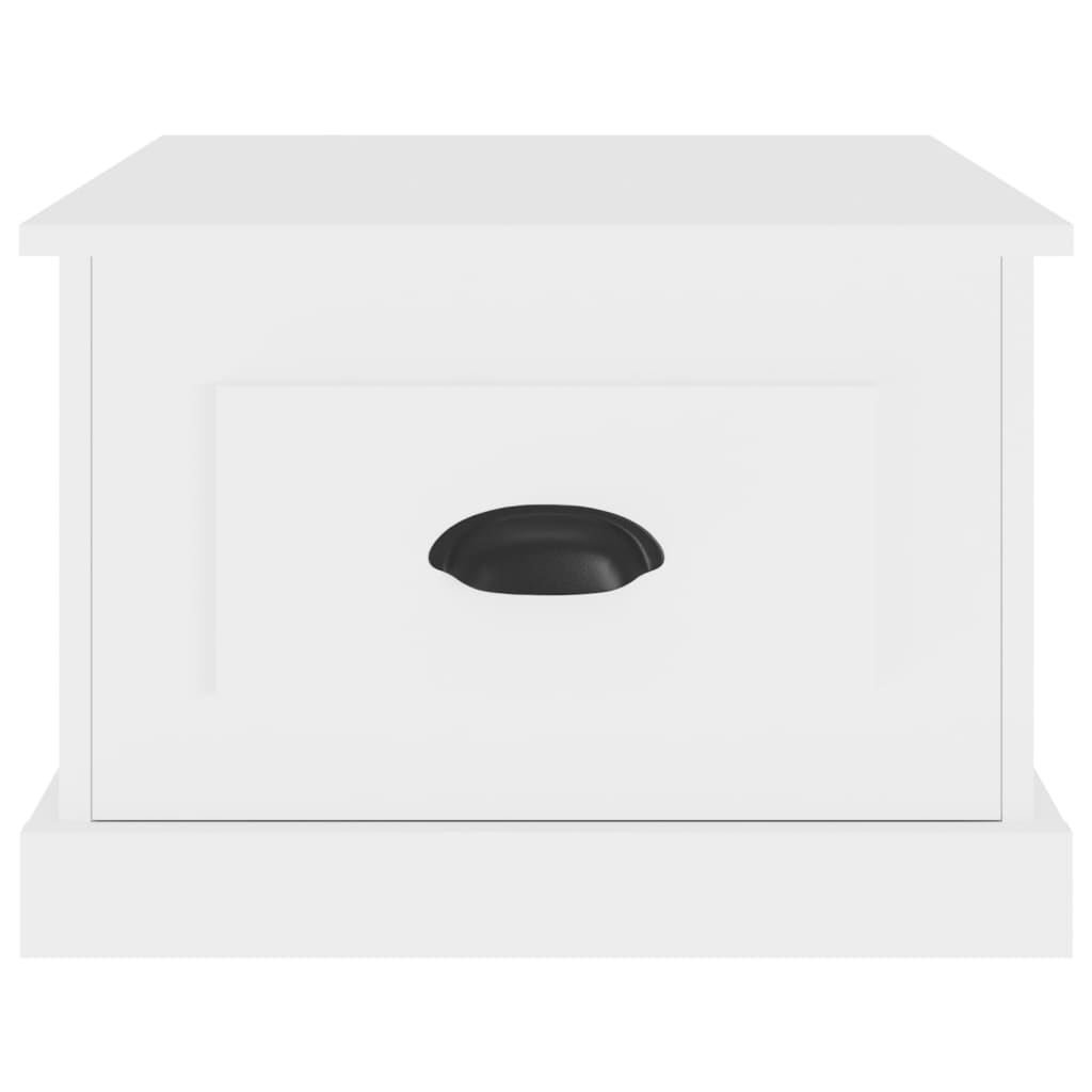 Coffee Table White 50 x 50 x 35 cm Particleboard