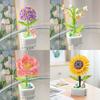 Lotus Sunflower Diy Hyacinth Lily Of The Valley Building Blocks Gift Decoration