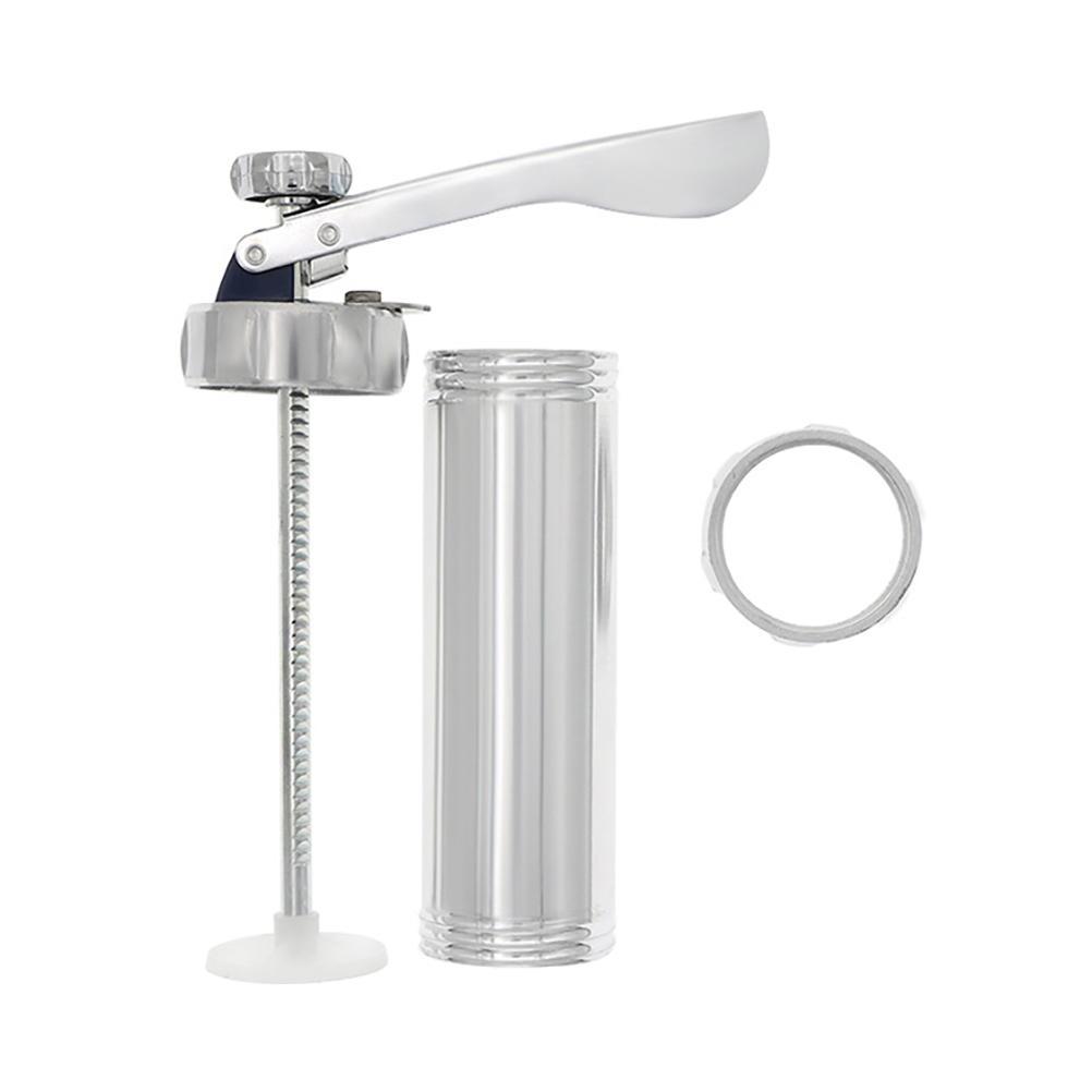Cookie Press Stainless Steel Biscuit Maker Set Cookie Press with 20 Discs and 4 Icing Tips for DIY Biscuit Making and