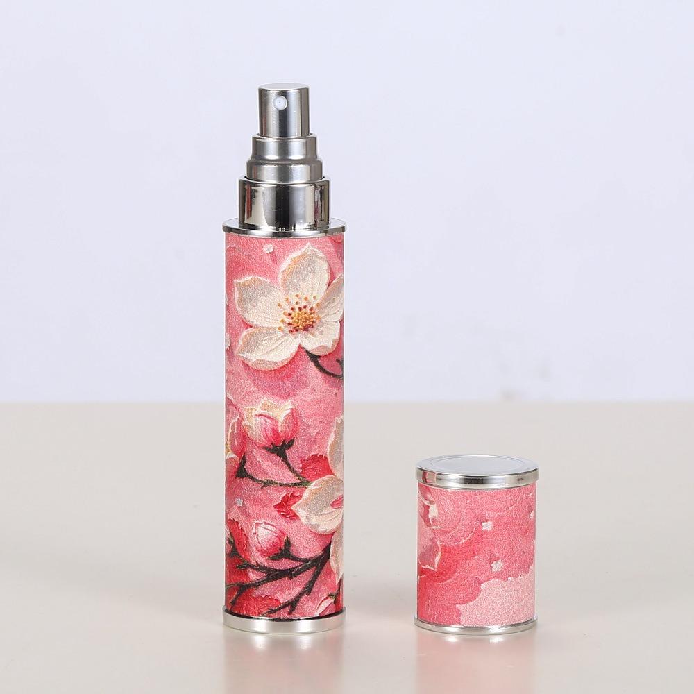 Refillable Mini Perfume Bottle PU Leather Perfume Atomizer Bottle  for Travel Cosmetic Dispenser