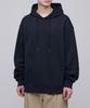 Flat Terry Oversized Hooded Sweatshirt [Navy]